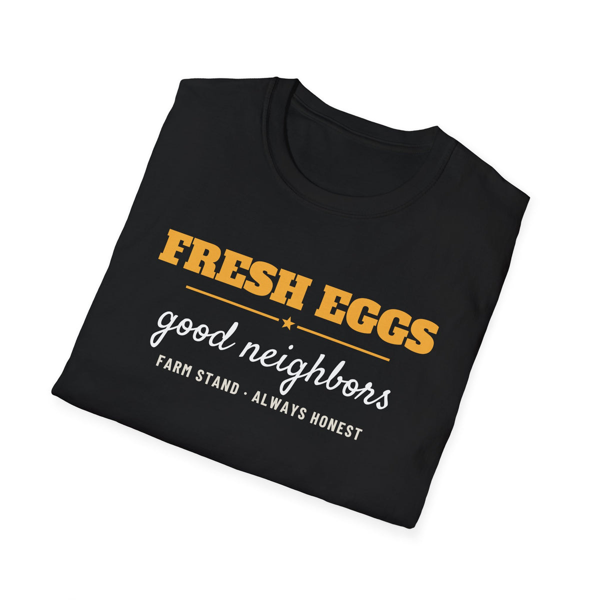 Fresh Eggs Good Neighbors Farm T-Shirt – Gifted Porch, view 8