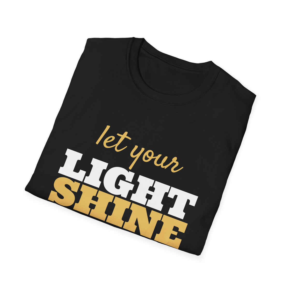 Let Your Light Shine Matthew 5:16 Christian T-Shirt – Gifted Porch, view 8