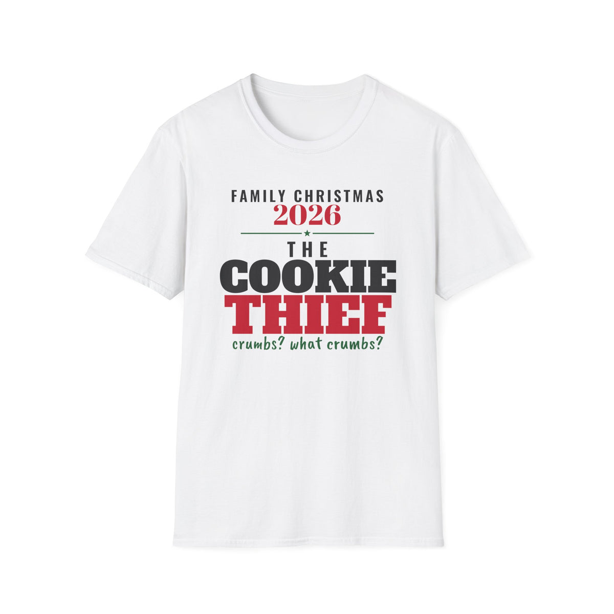 The Cookie Thief Family Christmas 2026 Matching T-Shirt – Gifted Porch, view 1