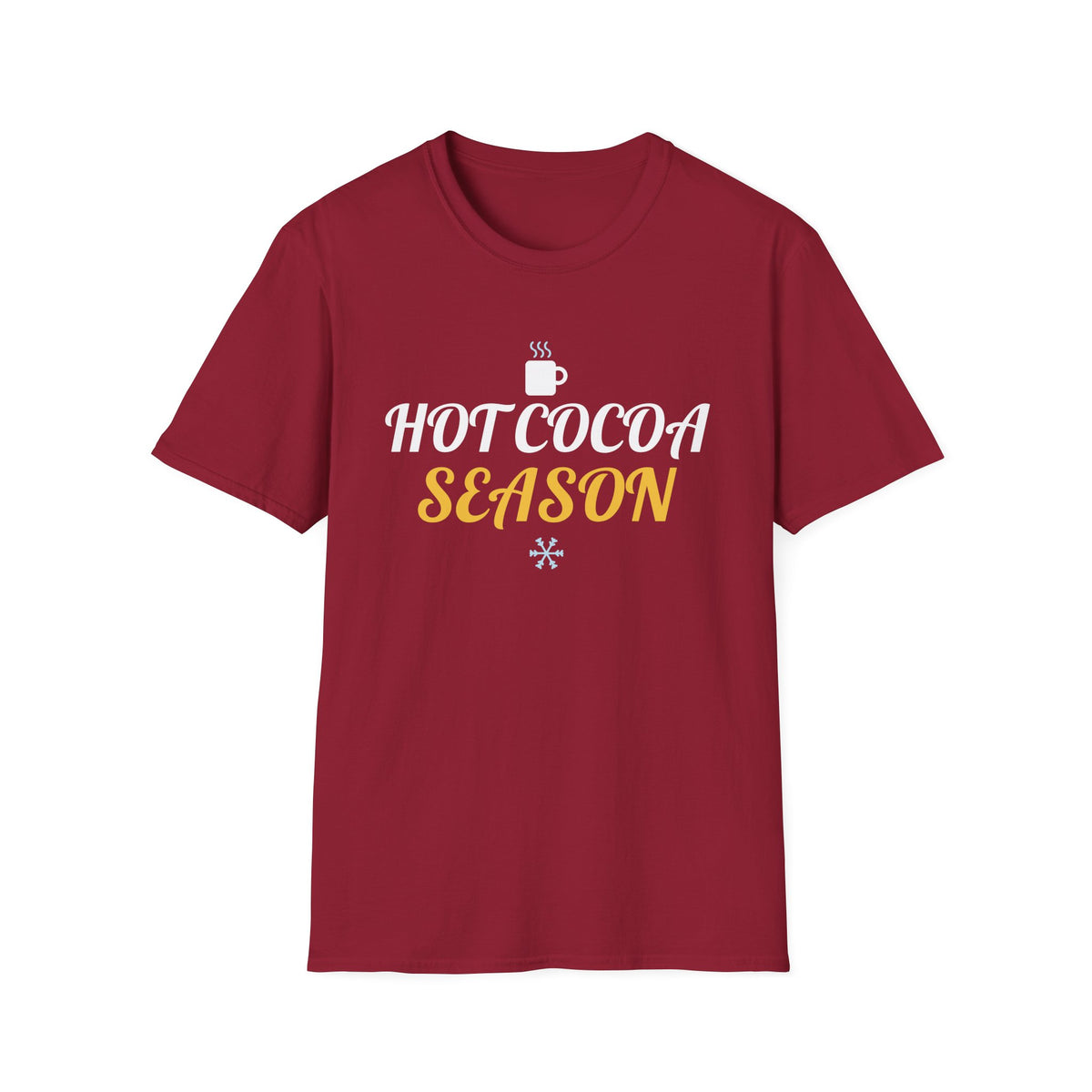 Hot Cocoa Season Christmas T-Shirt Cozy Winter Holiday Gift Tee – Gifted Porch