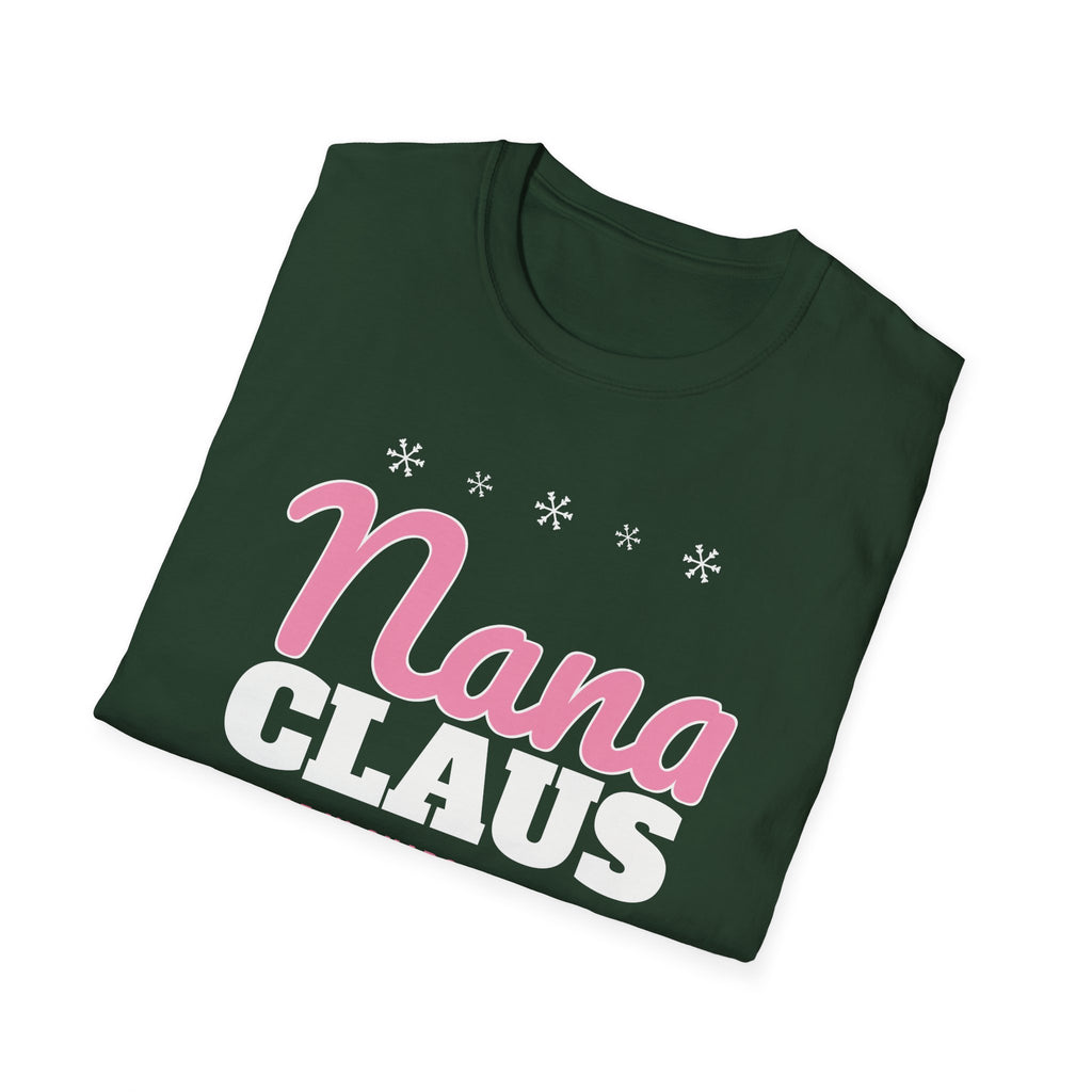 Nana Claus Christmas T-Shirt Grandma Gift Head Elf in Charge of Spoiling Tee – Gifted Porch