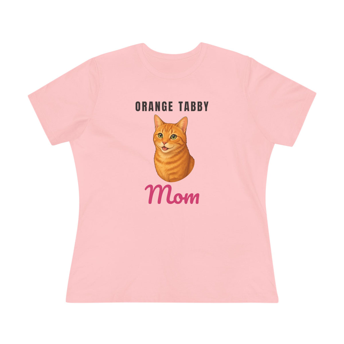 Orange Tabby Cat Mom Women's Tee
