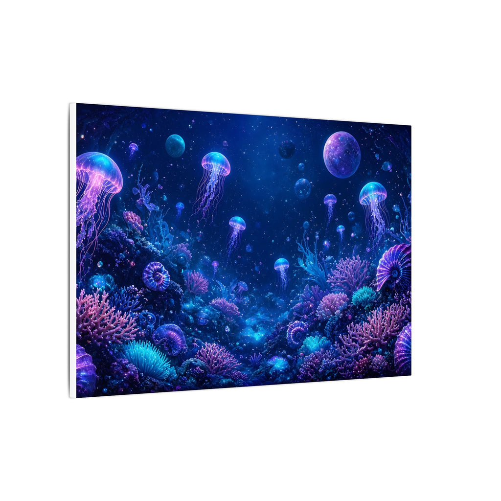 Cosmic Ocean Abstract Canvas Wall Art – unique art gift, photo 7