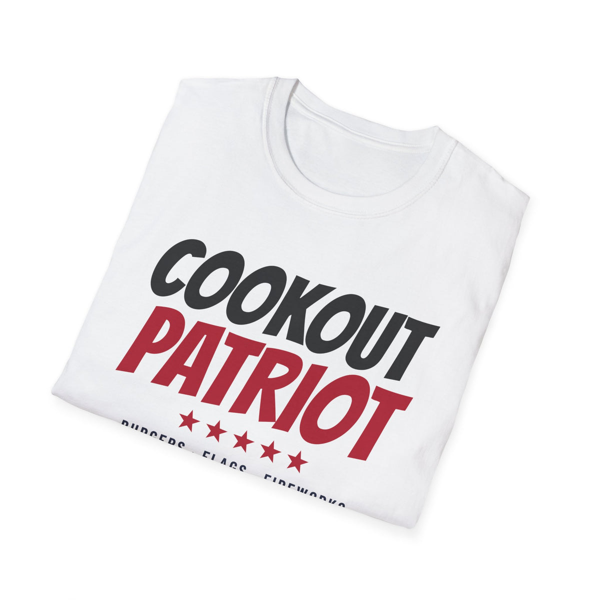 Cookout Patriot Funny 4th Of July T-Shirt – Gifted Porch, view 5