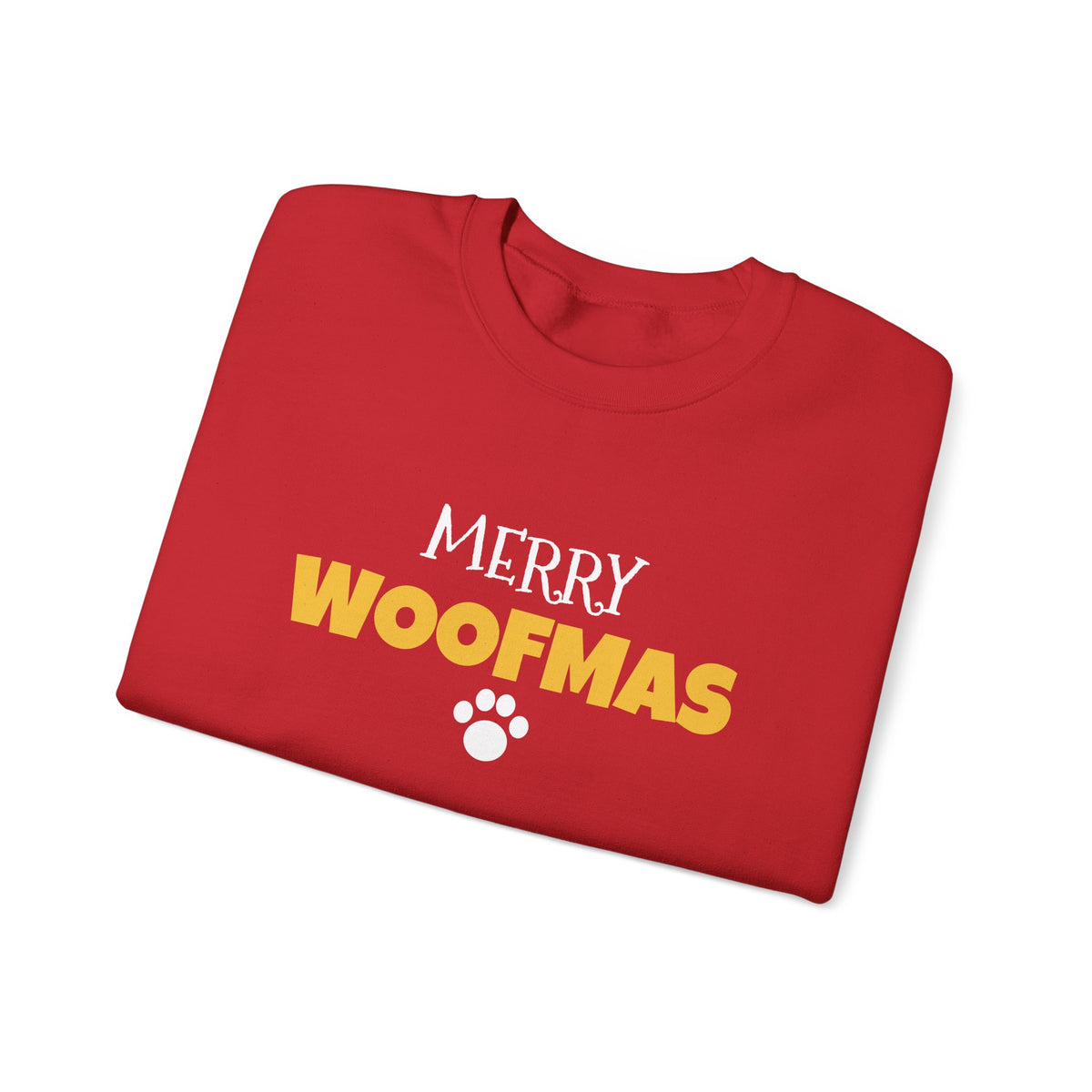 Merry Woofmas Dog Christmas Sweatshirt