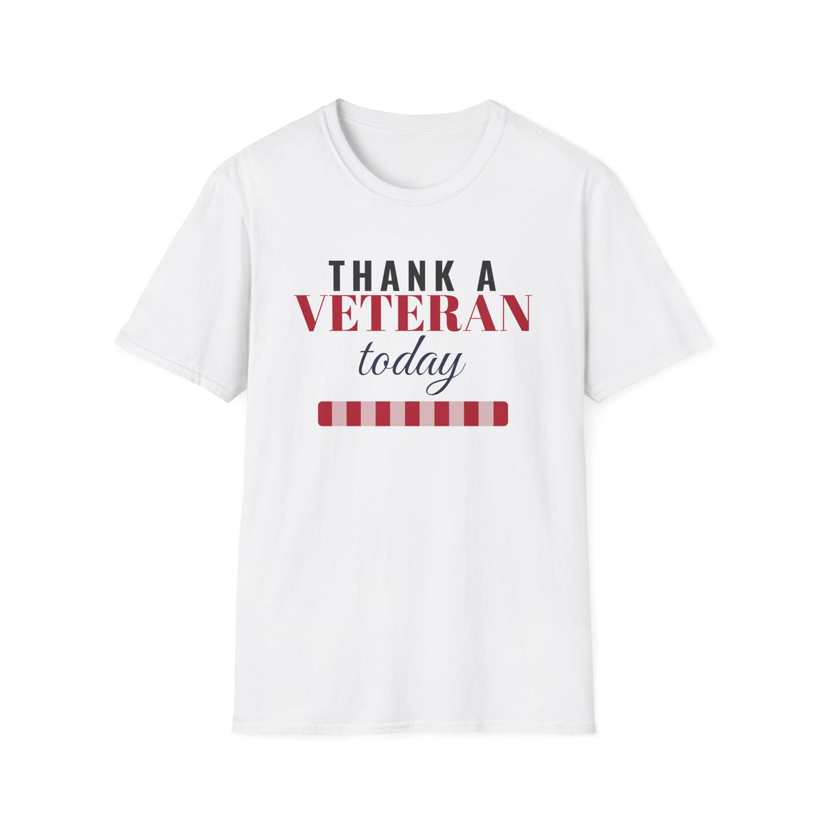 Thank A Veteran Today Patriotic T-Shirt – Gifted Porch, view 1