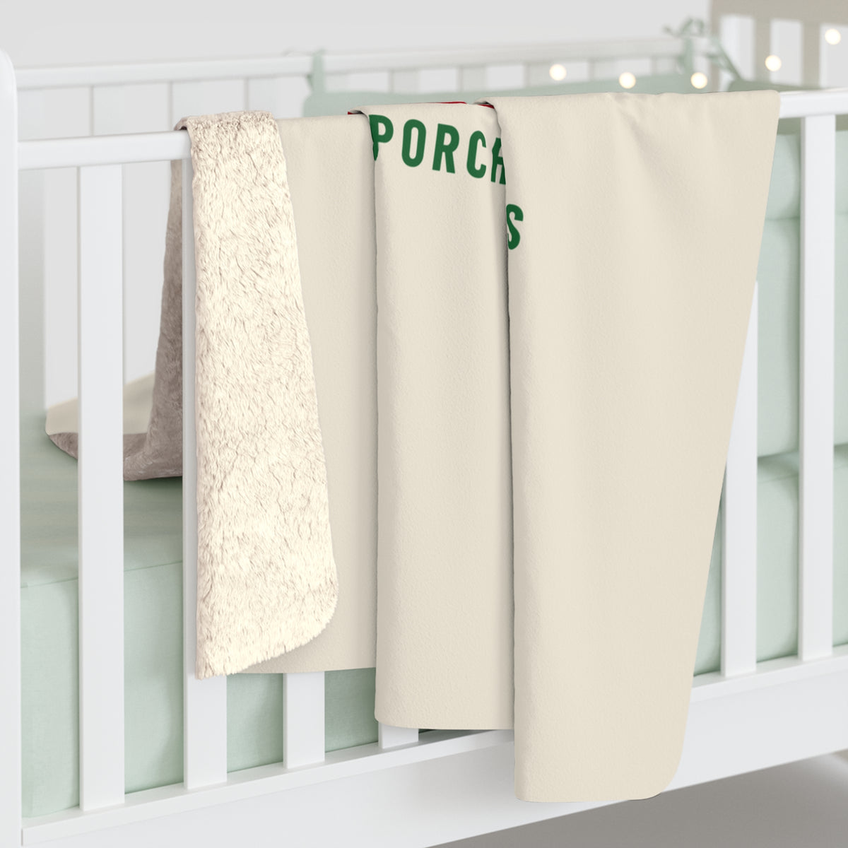 Farmhouse Cozy Sherpa Fleece Throw – Gifted Porch, view 4