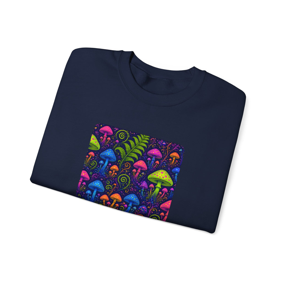 Trippy Mushroom Abstract Art Sweatshirt – unique art gift, photo 15