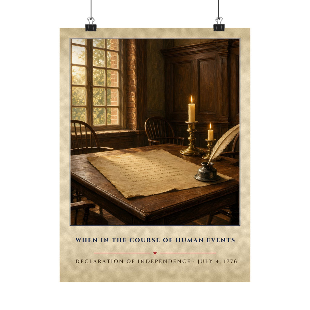 Declaration of Independence Poster