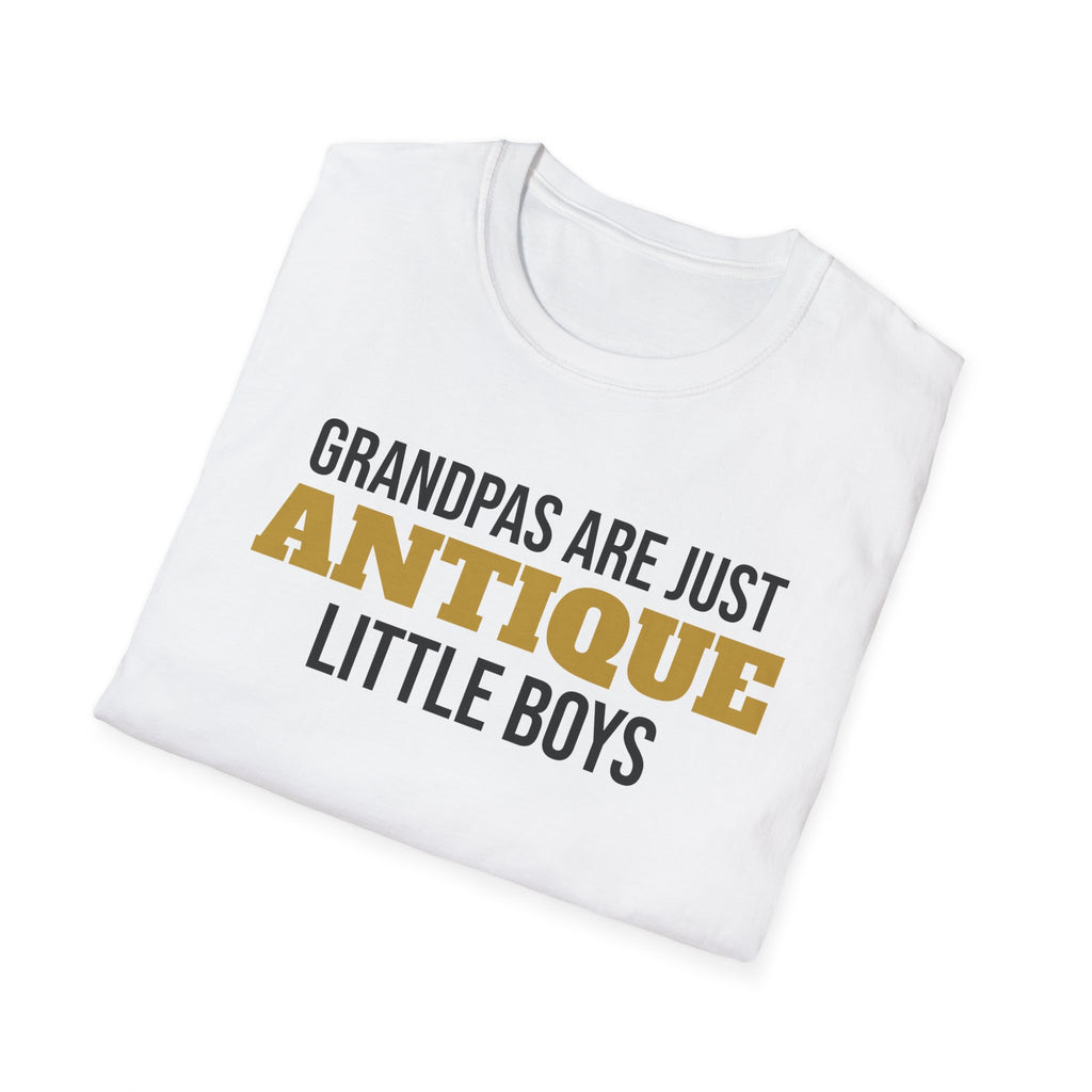 Grandpas Are Just Antique Little Boys Funny Grandpa T-Shirt Gift Tee – Gifted Porch