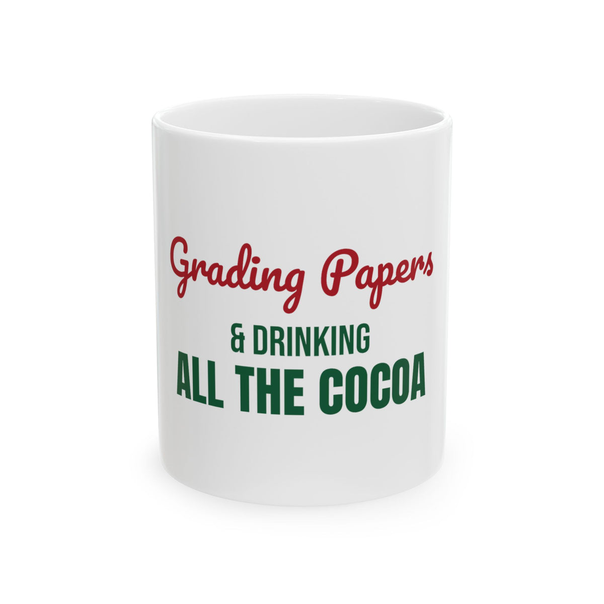 Grading Papers And Cocoa Mug