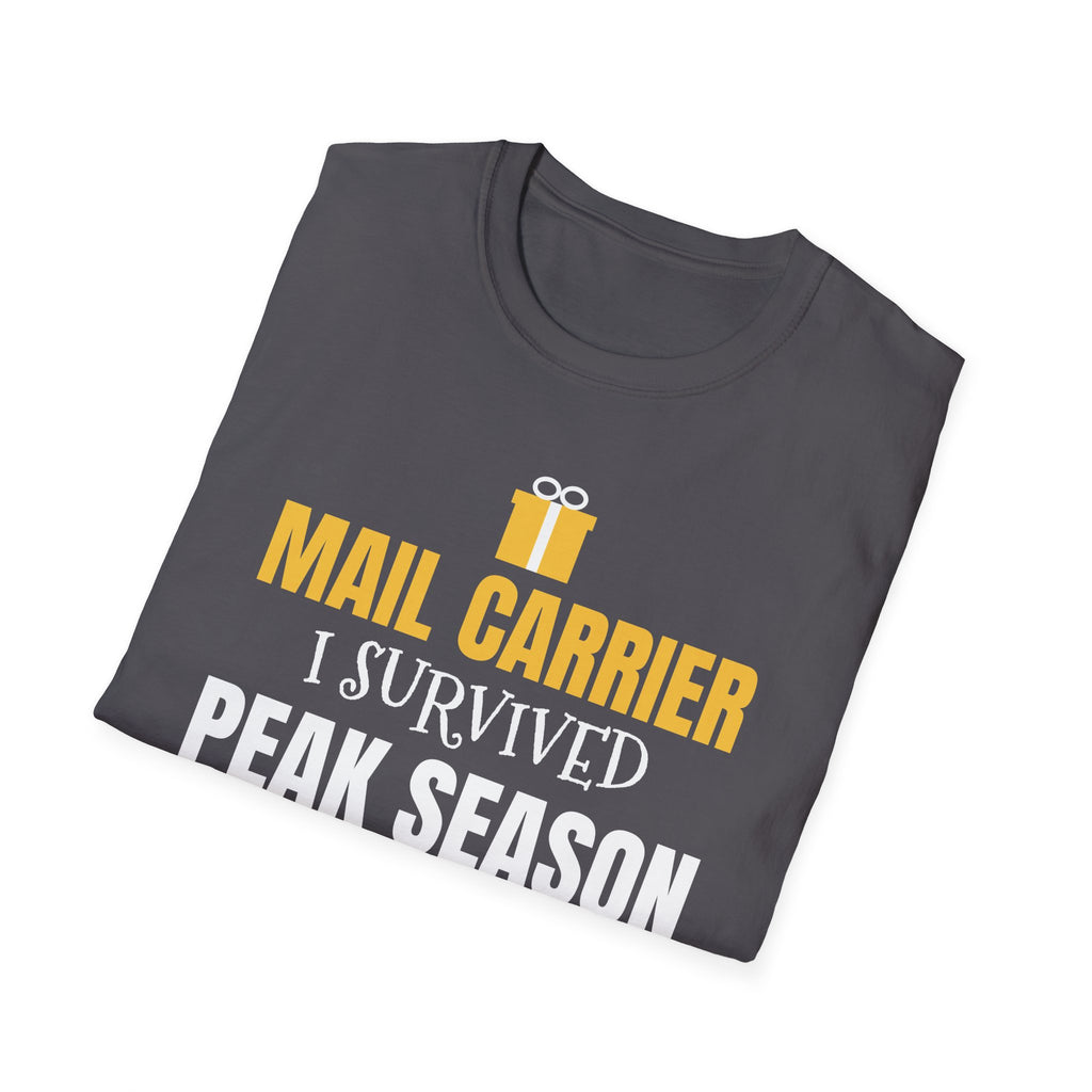 Mail Carrier I Survived Peak Season Funny Christmas T-Shirt Postal Worker Gift – Gifted Porch