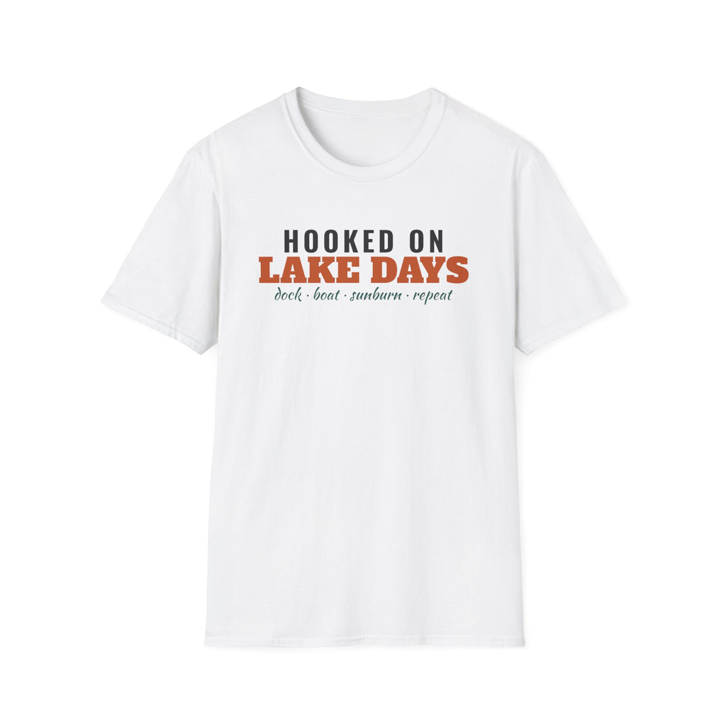 Hooked On Lake Days t-shirt – hunting and fishing shirt by Gifted Porch