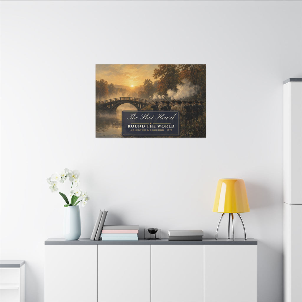 Lexington & Concord 1775 Canvas – patriotic gift, photo 12