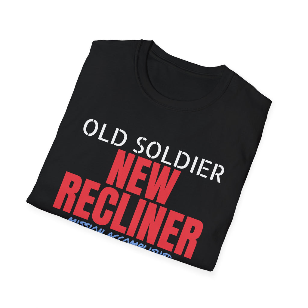 Old Soldier New Recliner Funny Military Retirement T-Shirt – Gifted Porch, view 8