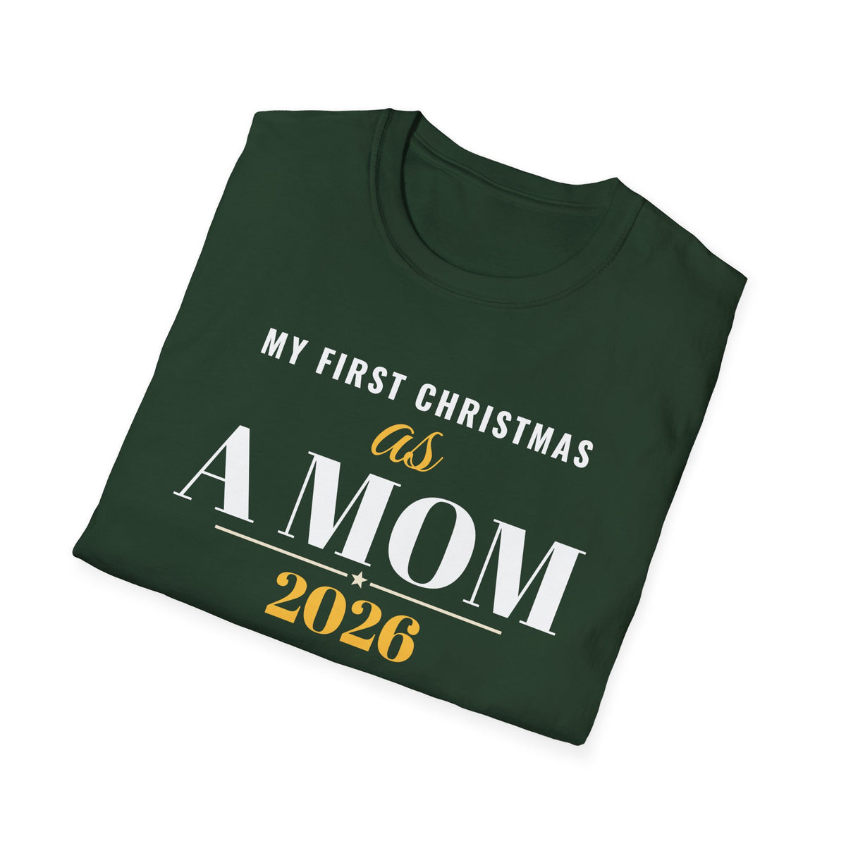 First Christmas As A Mom 2026 T-Shirt – Gifted Porch, view 13
