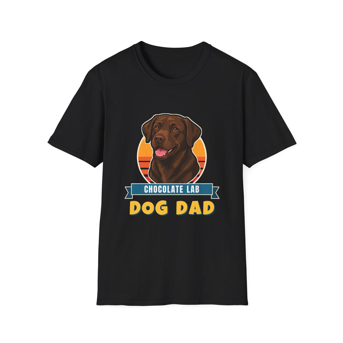 Chocolate Lab Dog Dad Shirt