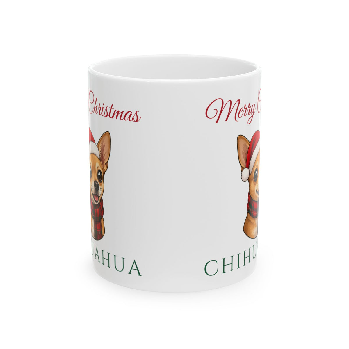 Chihuahua Dog Christmas Mug – Gifted Porch, view 2