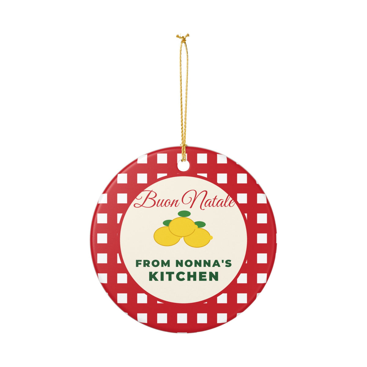 Buon Natale From Nonna's Kitchen Ornament – Gifted Porch, view 4