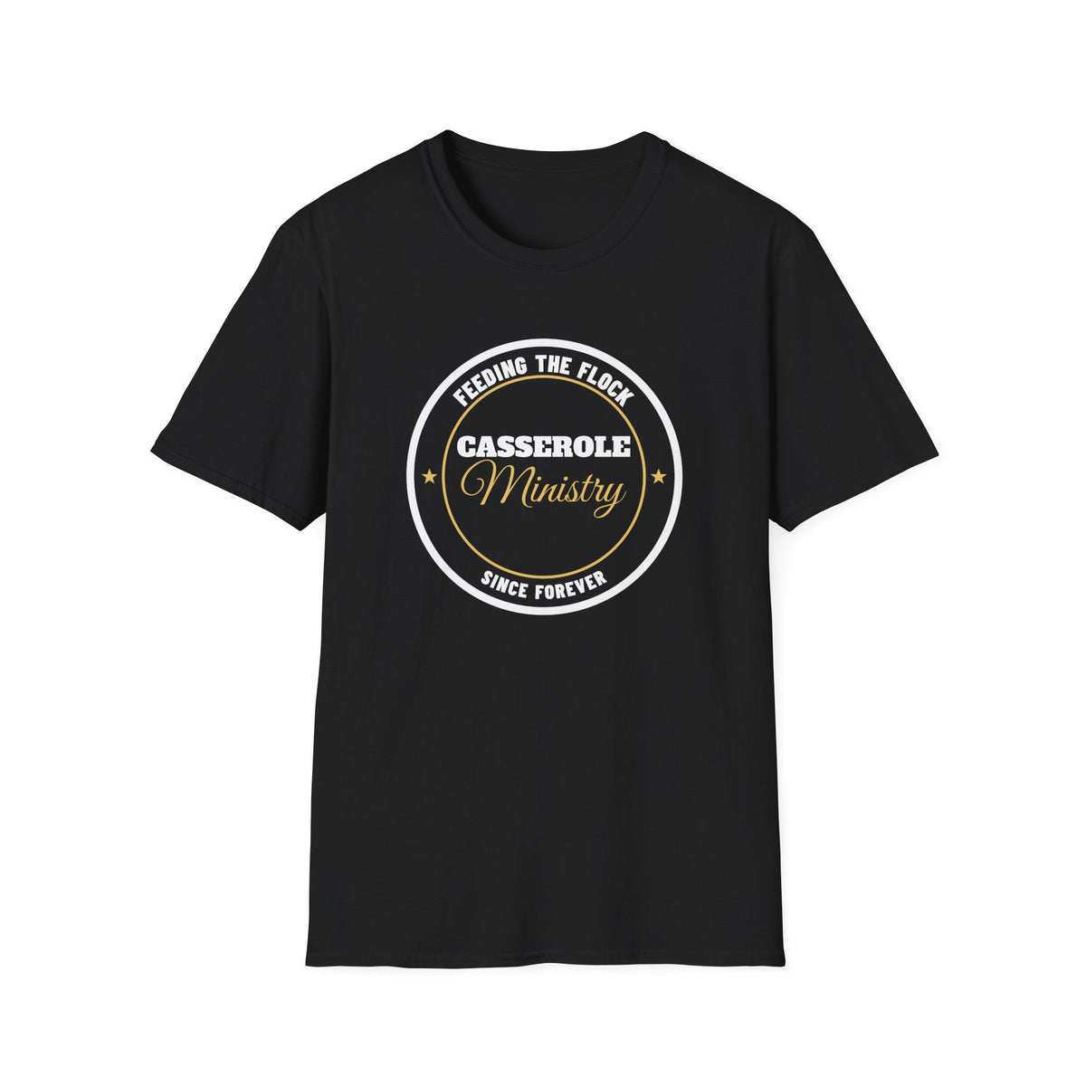 Casserole Ministry Funny Church T-Shirt – Gifted Porch, view 2