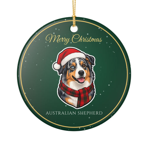 Australian Shepherd Dog Christmas Ornament – Gifted Porch, view 2