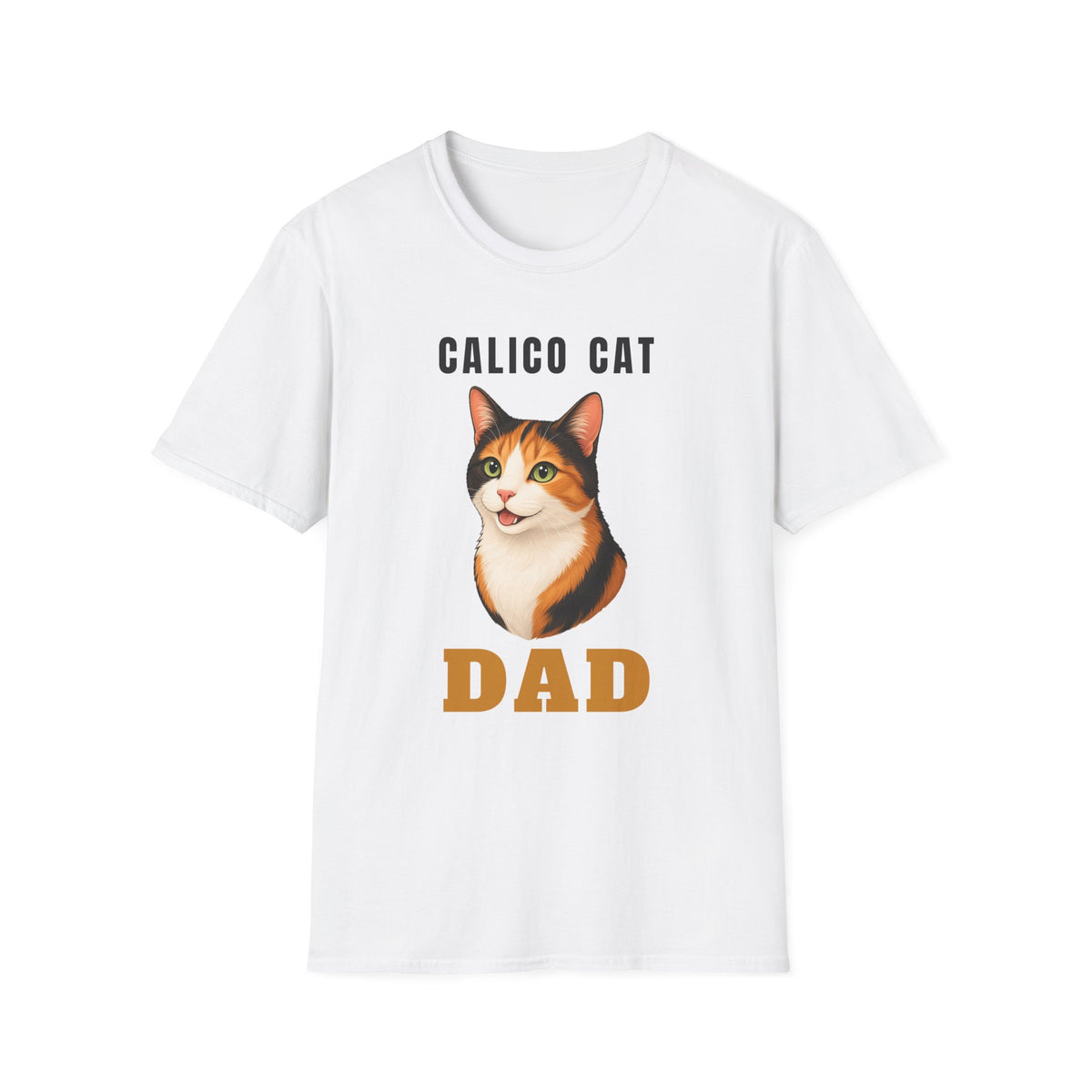 Calico Cat Dad Shirt