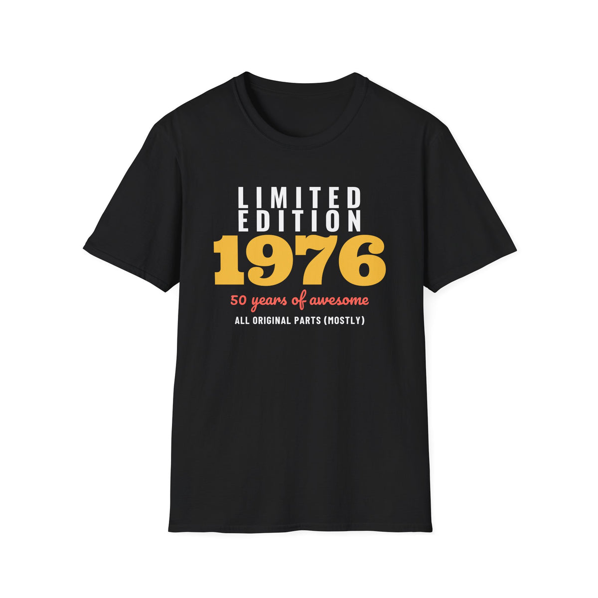 Limited Edition 1976 50th Birthday T-Shirt – Gifted Porch, view 2