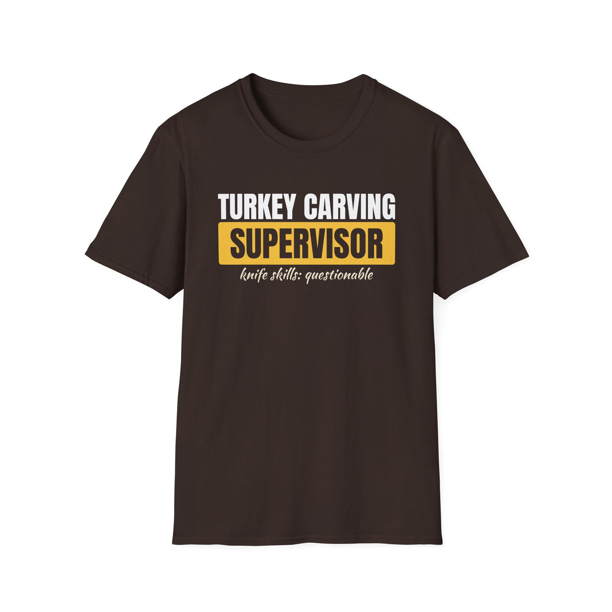 Turkey Carving Supervisor Funny Thanksgiving Dad T-Shirt – Gifted Porch, view 6