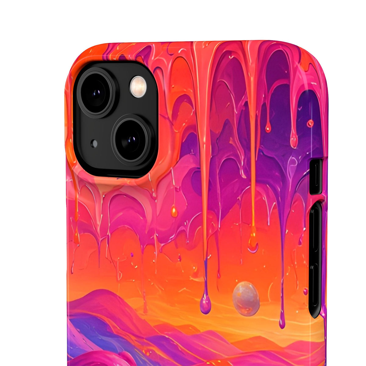 Melting Sunset Abstract Phone Case