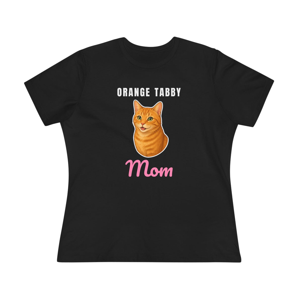 Orange Tabby Cat Mom Women's Tee