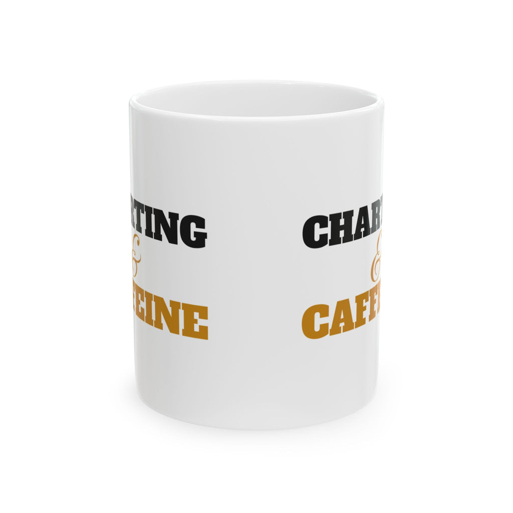 Charting And Caffeine Nurse Mug Nurse Gift Night Shift – Gifted Porch, view 2