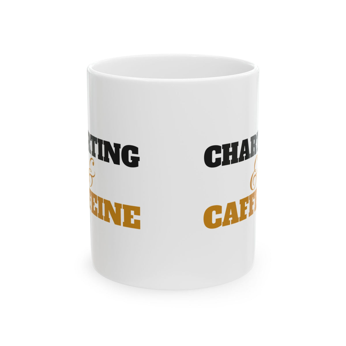 Charting And Caffeine Nurse Mug Nurse Gift Night Shift – Gifted Porch, view 2