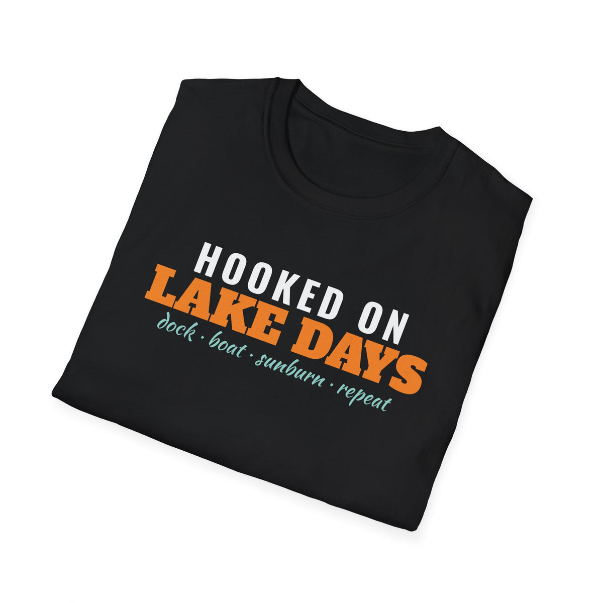 Hooked On Lake Days Fishing T-Shirt – Gifted Porch, view 8