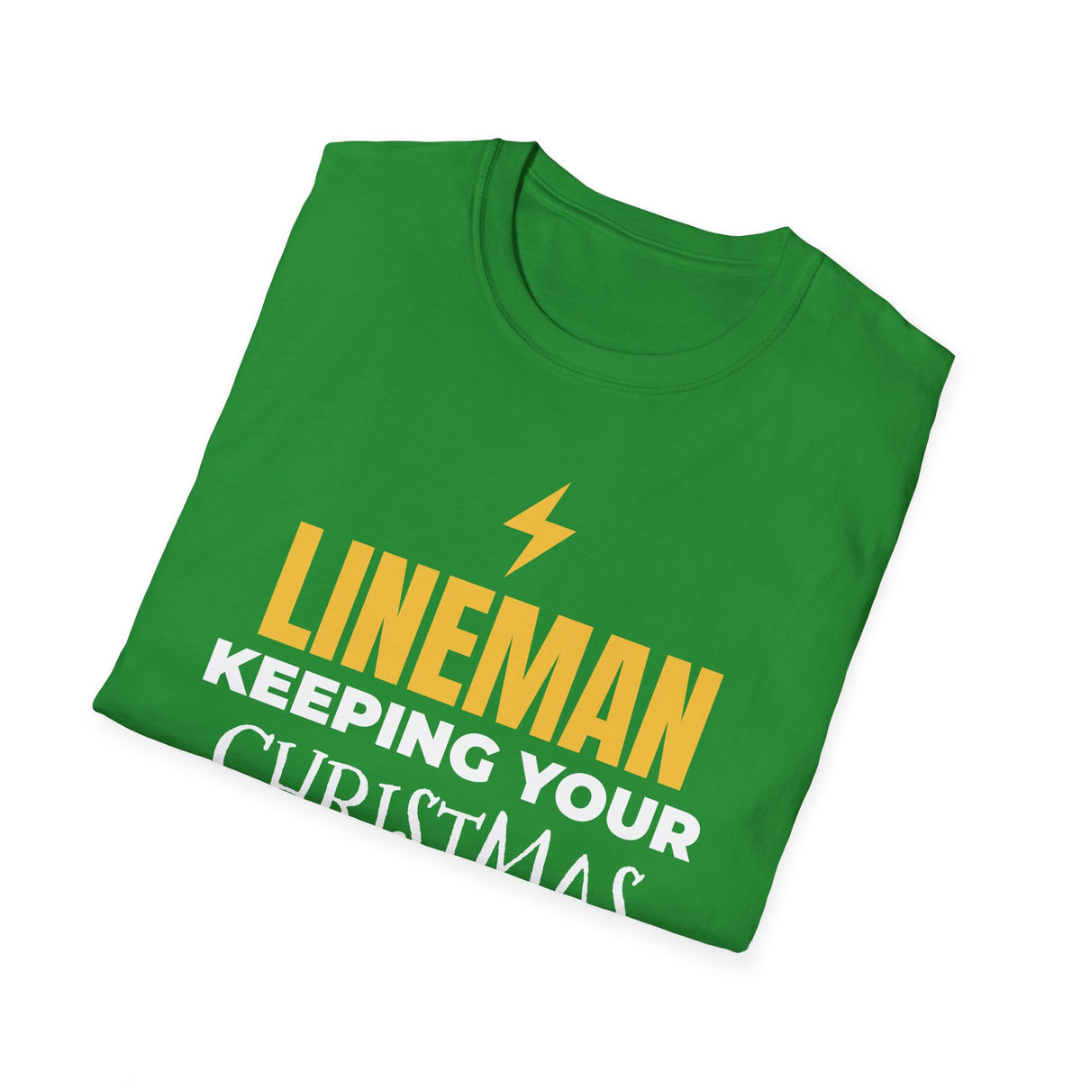Lineman Keeping Your Christmas Lights On T-Shirt Power Lineman Holiday Gift – Gifted Porch