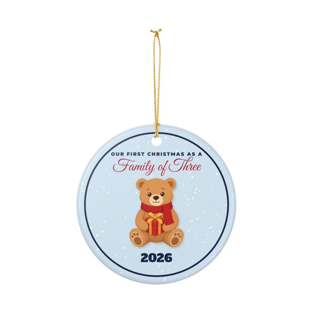 Our First Christmas As A Family Of Three 2026 Ornament – Gifted Porch, view 4