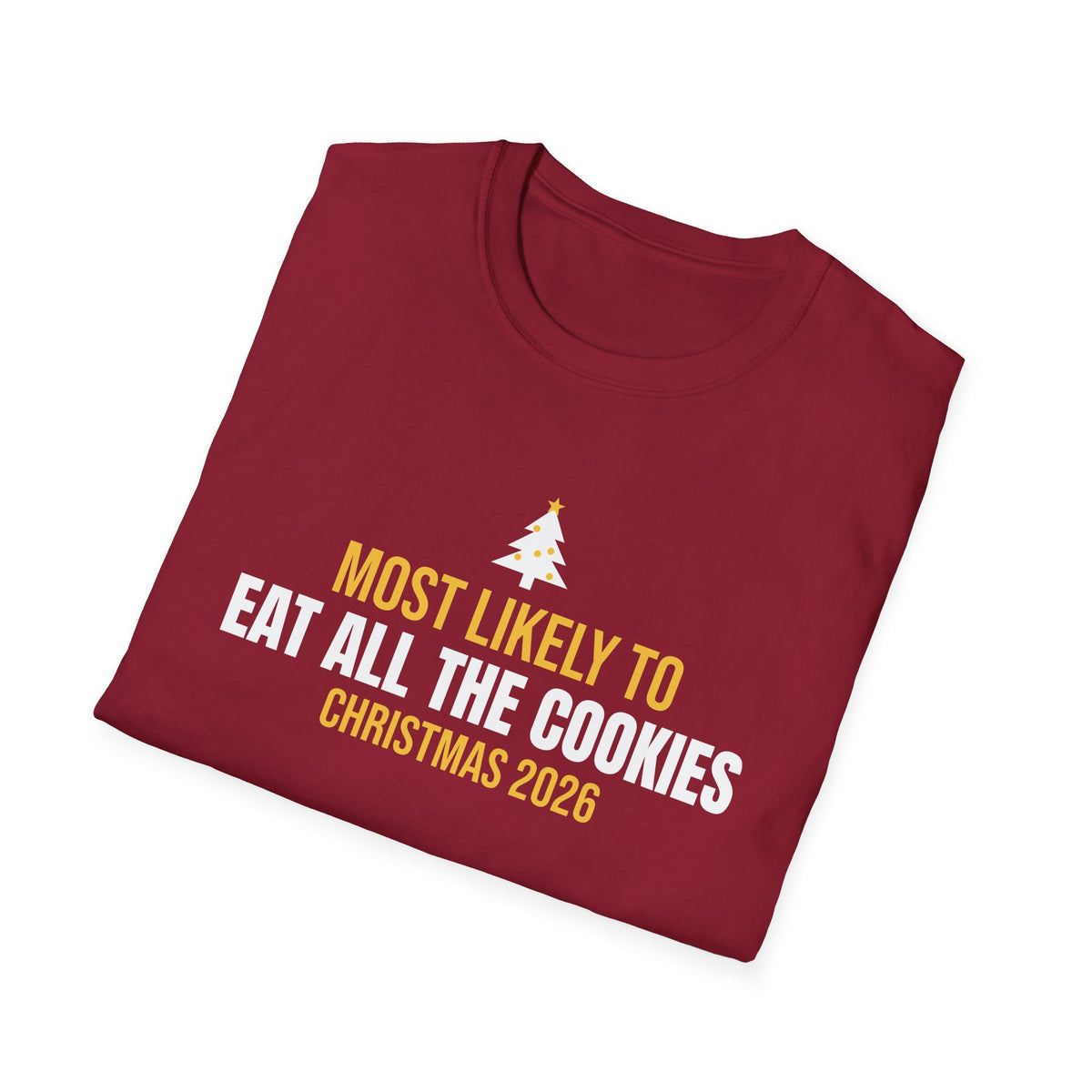 Most Likely To Eat All The Cookies Christmas 2026 Family Matching T-Shirt – Gifted Porch