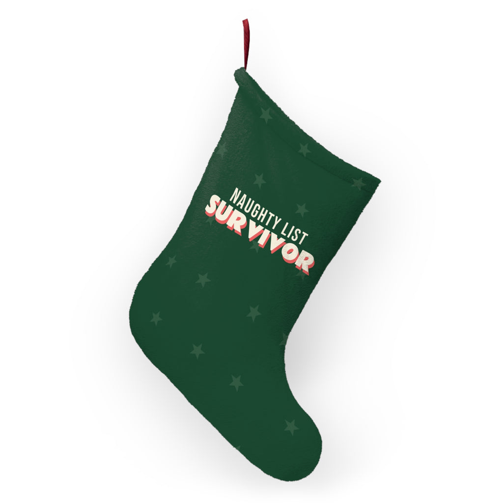 Naughty List Survivor Christmas Stocking