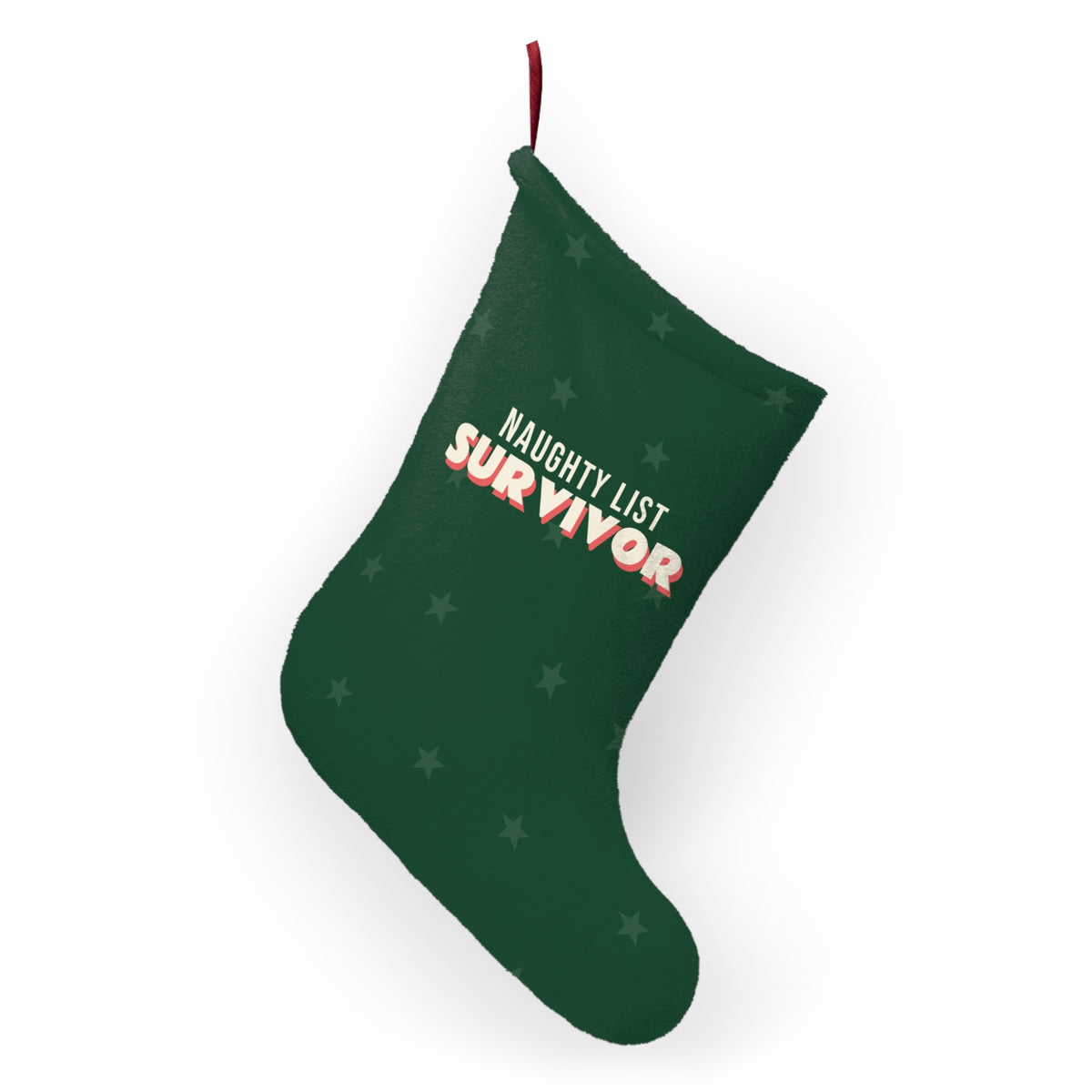 Naughty List Survivor Christmas Stocking