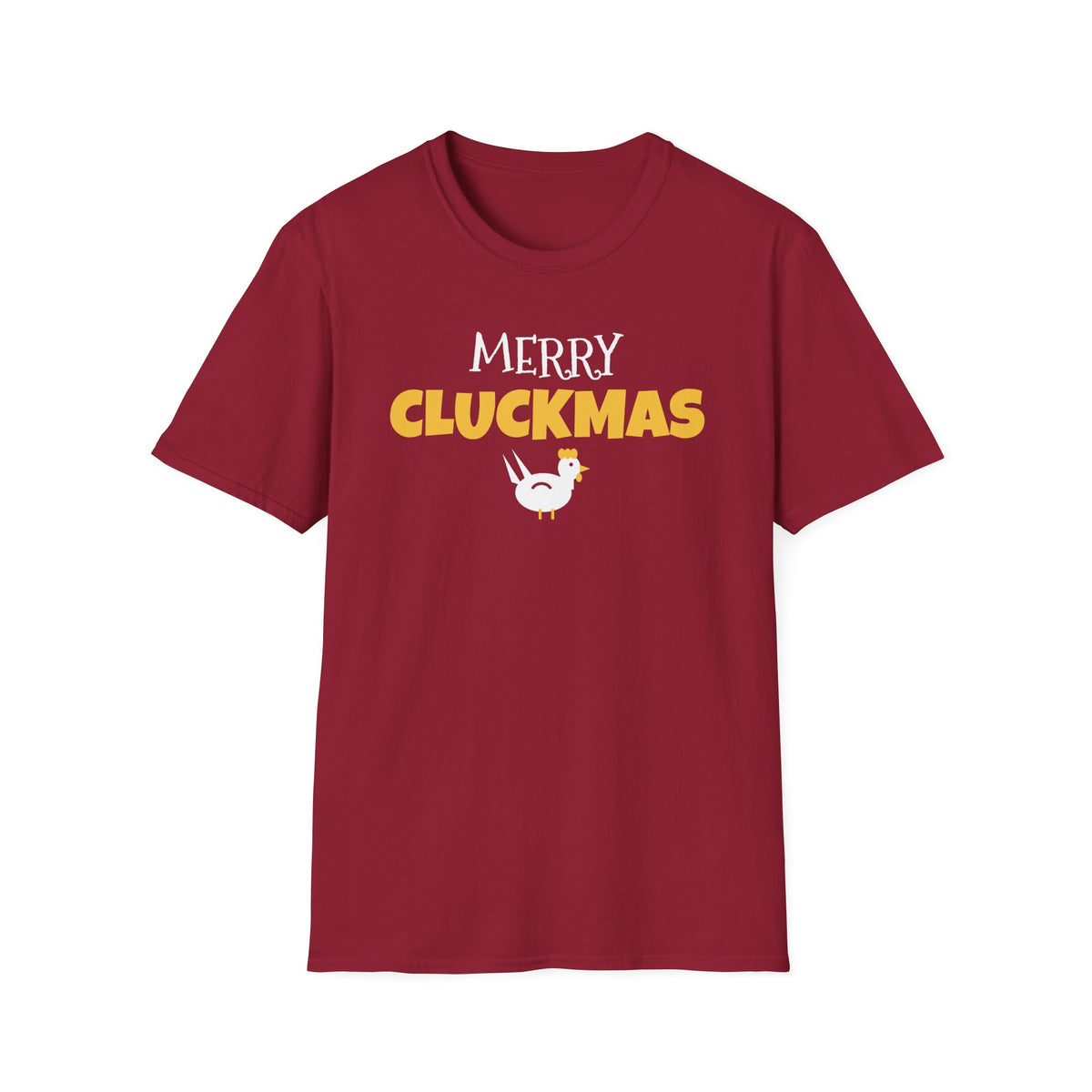 Merry Cluckmas Funny Chicken Christmas T-Shirt Chicken Lady Farm Holiday Tee – Gifted Porch