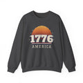Retro 1776 Sunset Sweatshirt – patriotic gift, photo 2