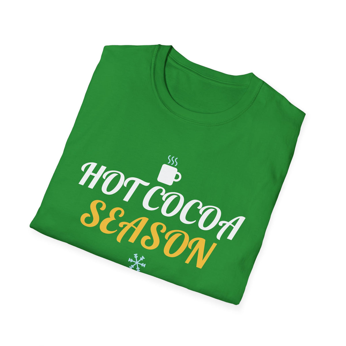 Hot Cocoa Season Christmas T-Shirt Cozy Winter Holiday Gift Tee – Gifted Porch