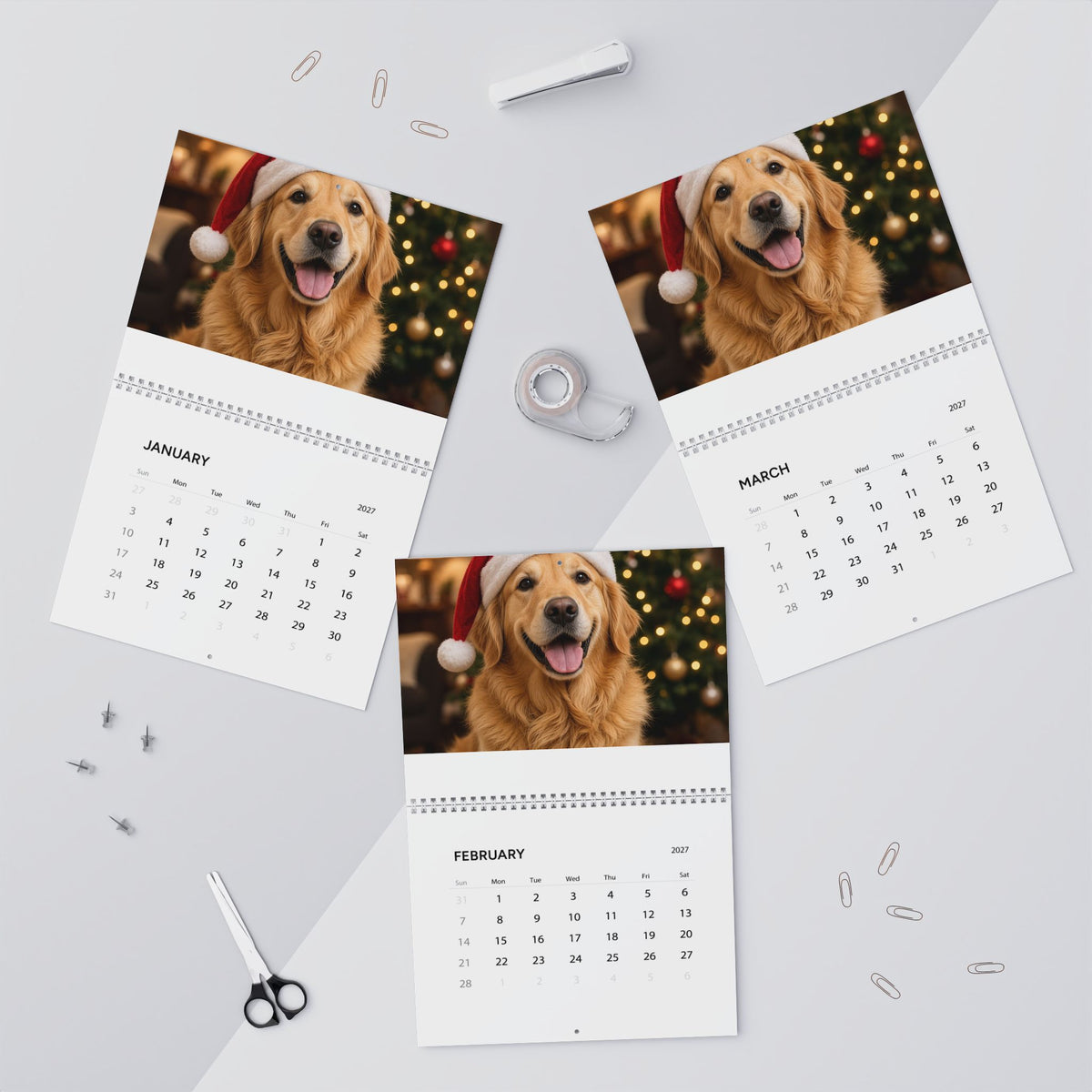 Custom Pet Photo Calendar 2027