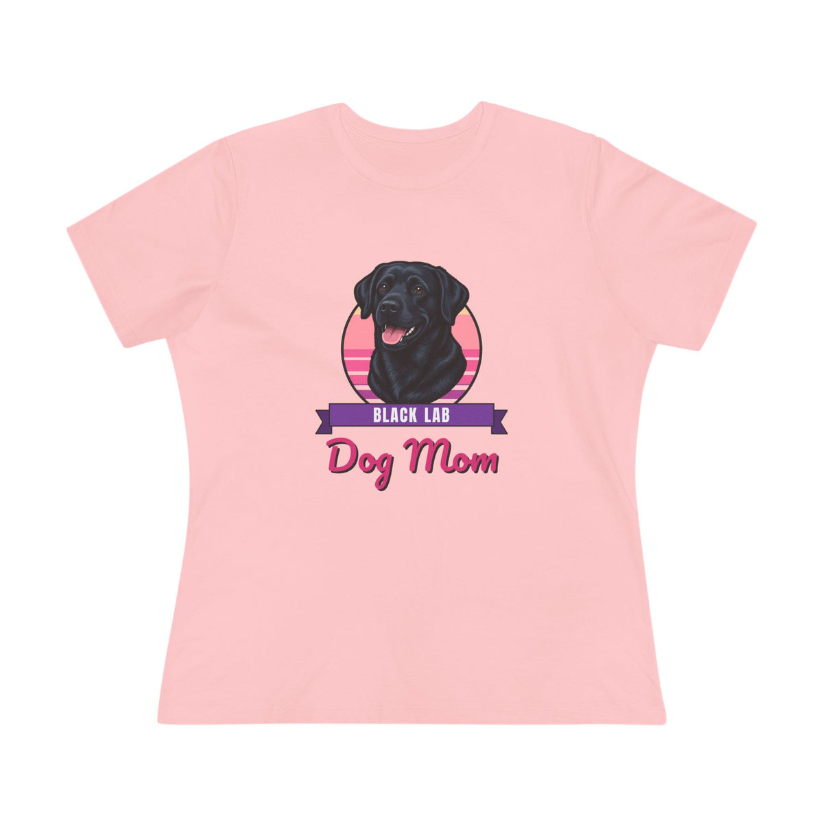 Black Lab Dog Mom Women's Tee