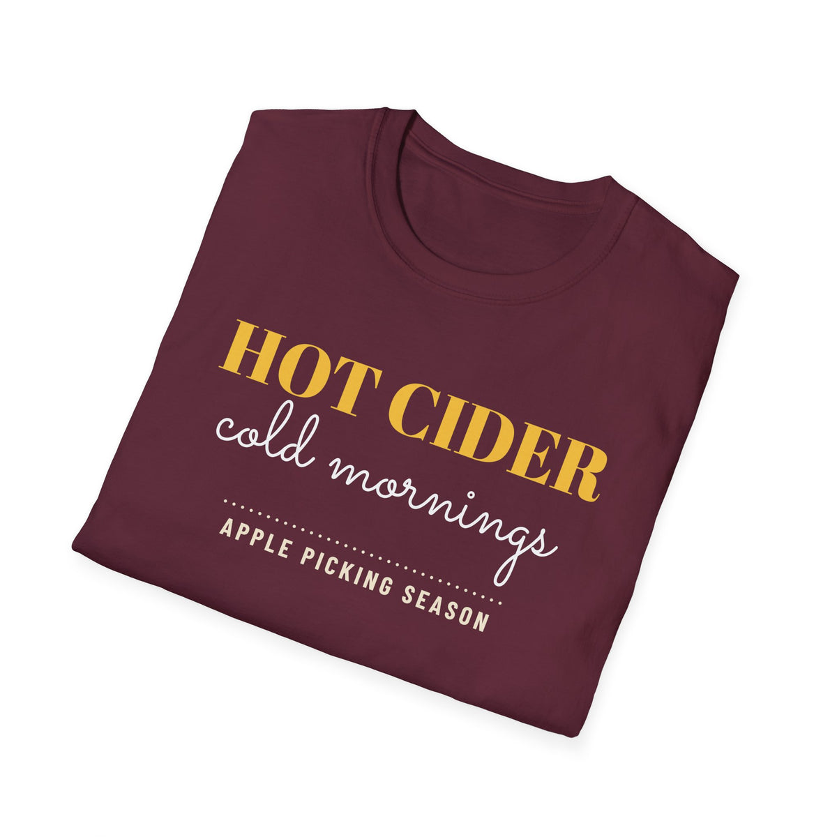 Hot Cider Cold Mornings Fall T-Shirt – Gifted Porch, view 21