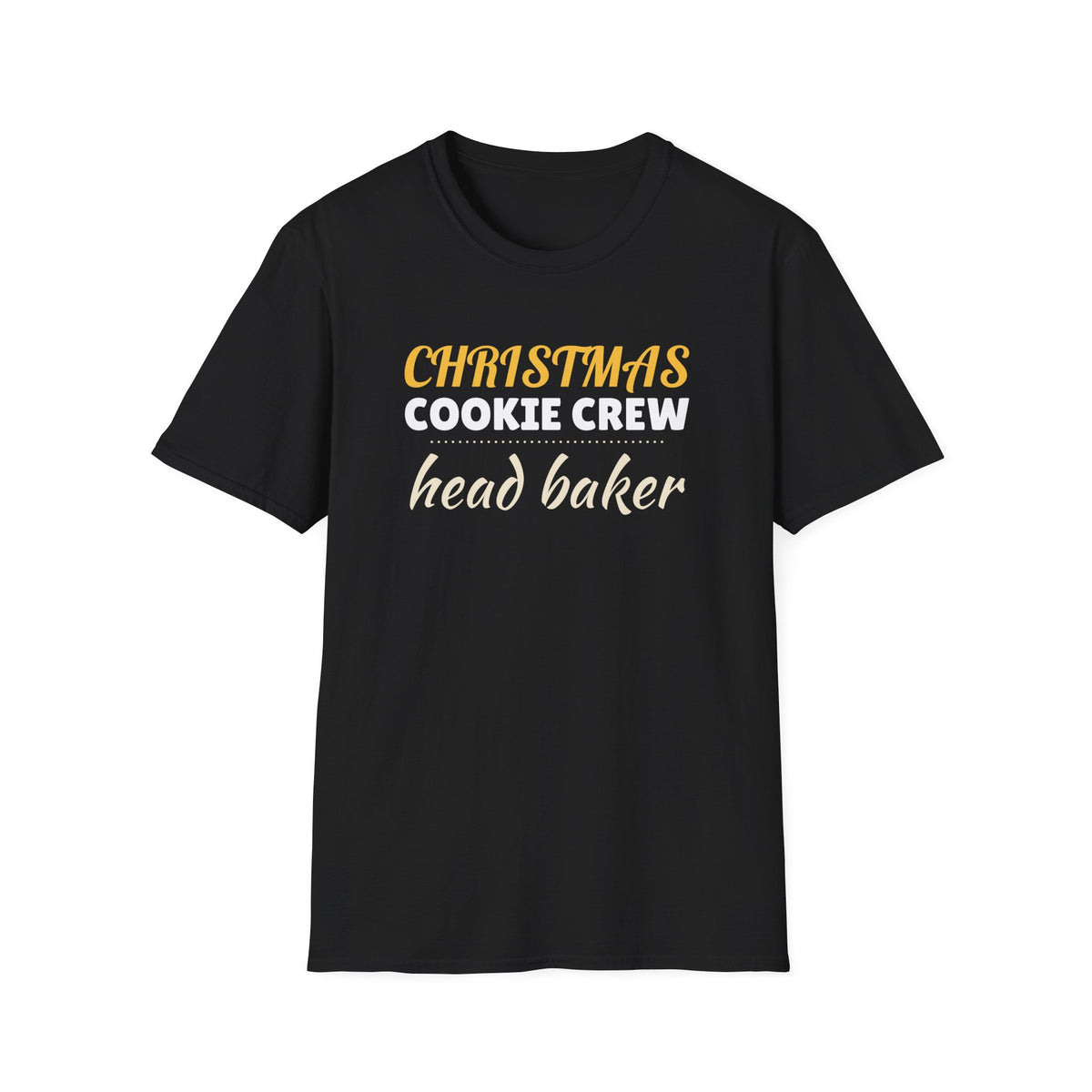Christmas Cookie Crew Head Baker Matching Family T-Shirt – Gifted Porch, view 2