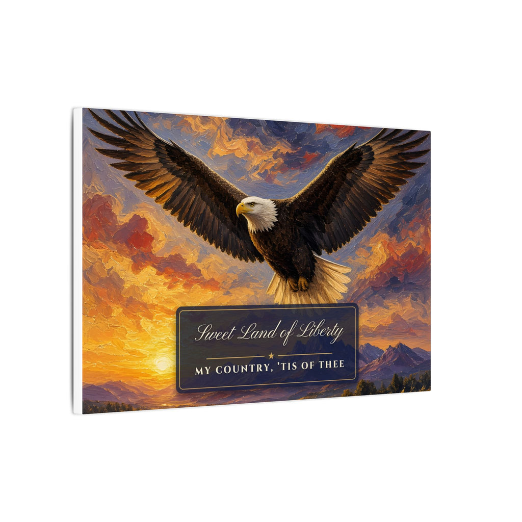 Sweet Land of Liberty Eagle Canvas – patriotic gift, photo 4