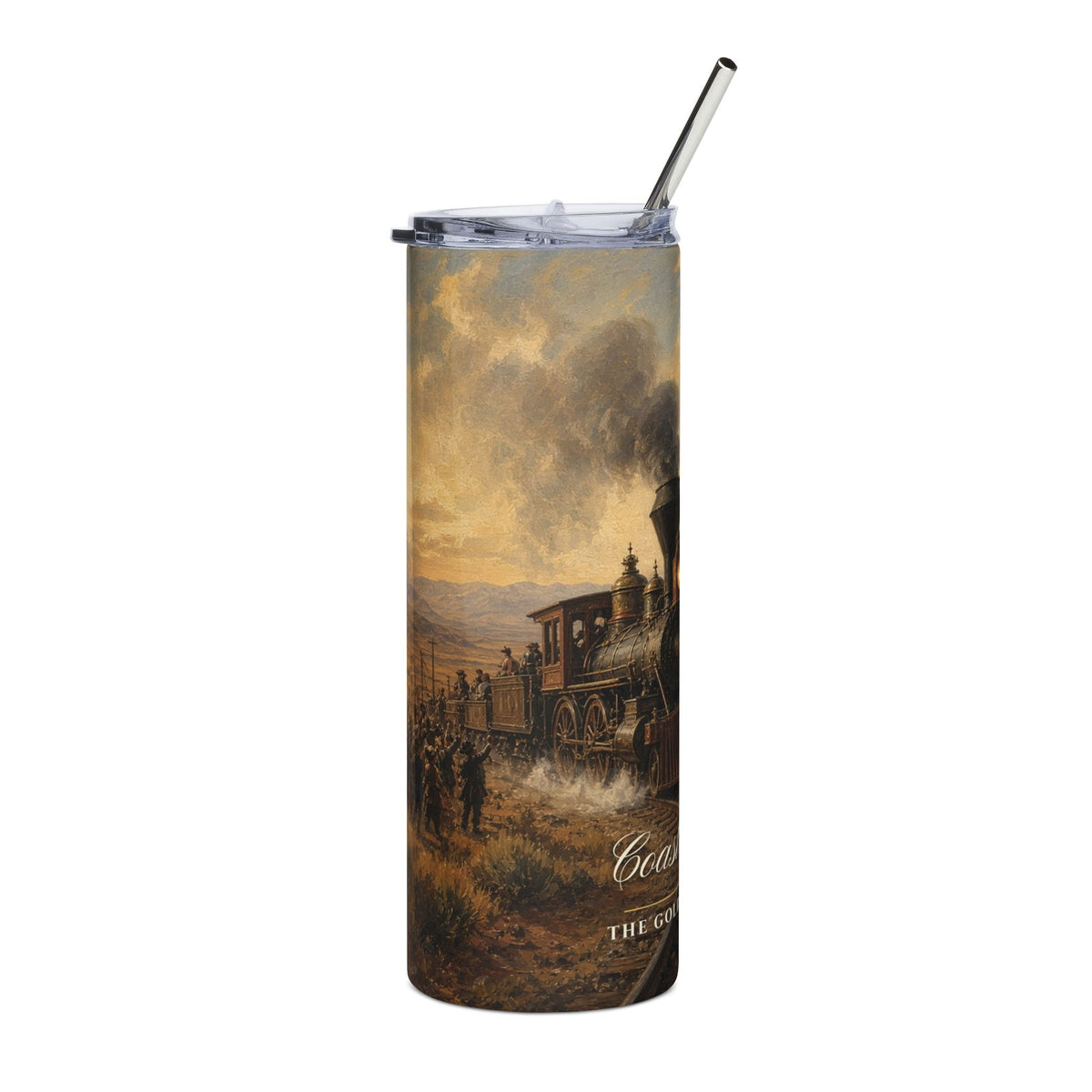 Golden Spike 1869 Railroad 20oz Tumbler
