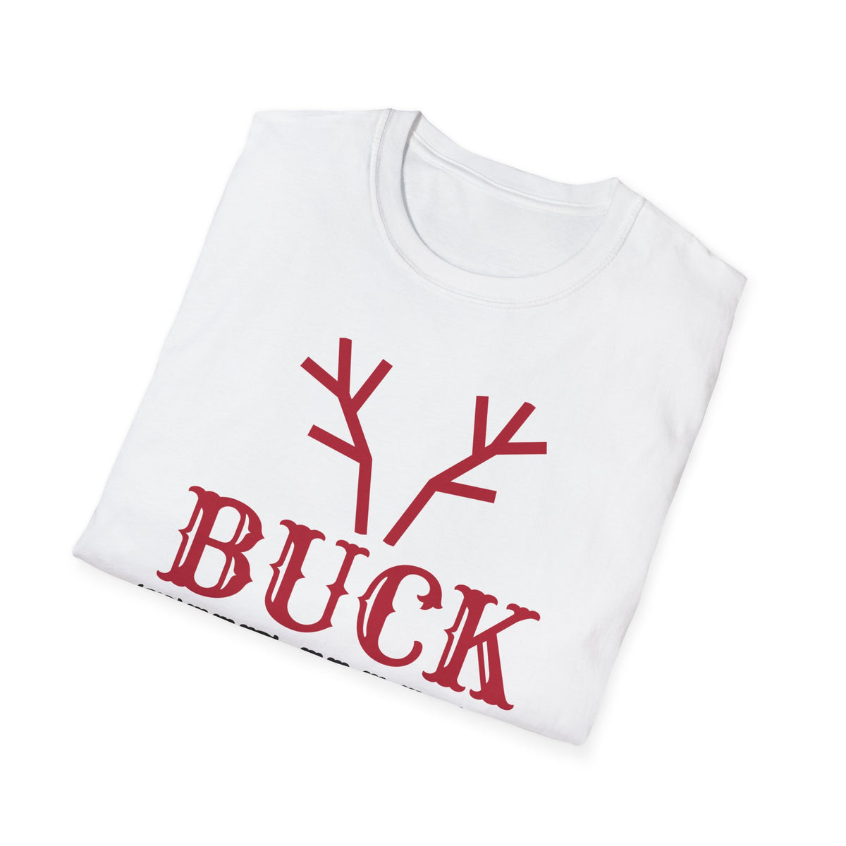 Buck The Halls Funny Deer Hunting Christmas T-Shirt – Gifted Porch, view 7
