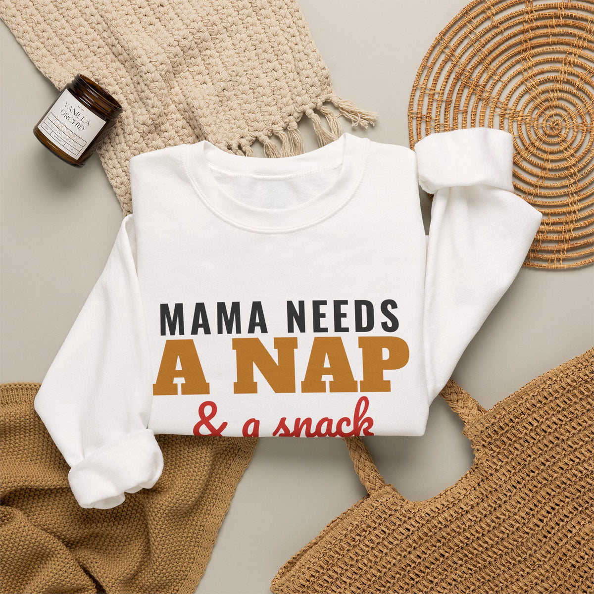 Mama Needs A Nap And A Snack Sweatshirt – gift for Mom, photo 8