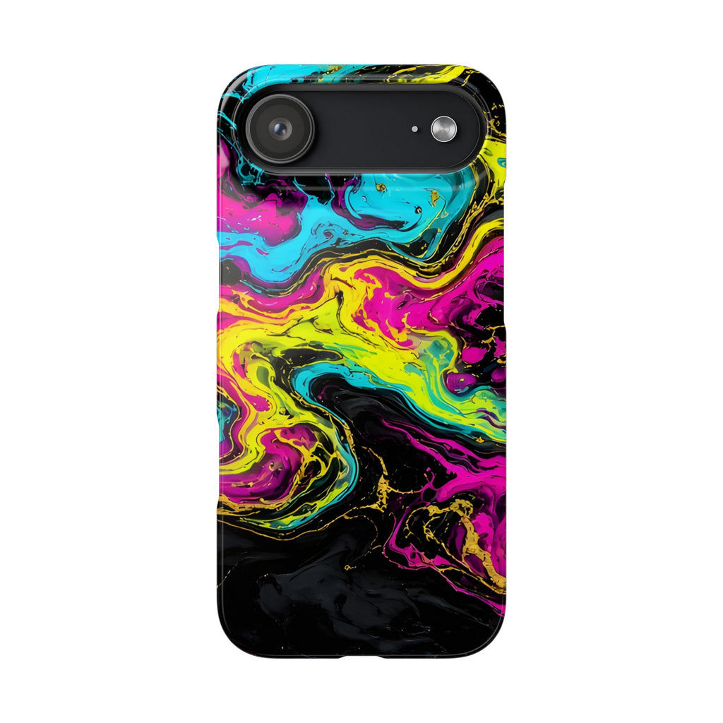 Neon Marble Abstract Phone Case